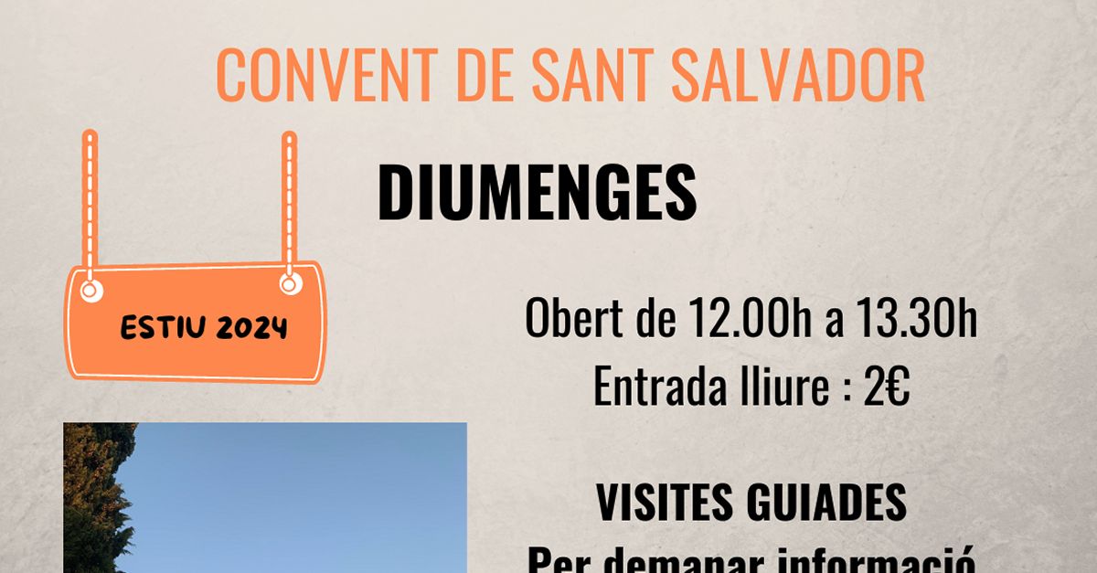 Visites al Convent de Sant Salvador dHorta de St Joan