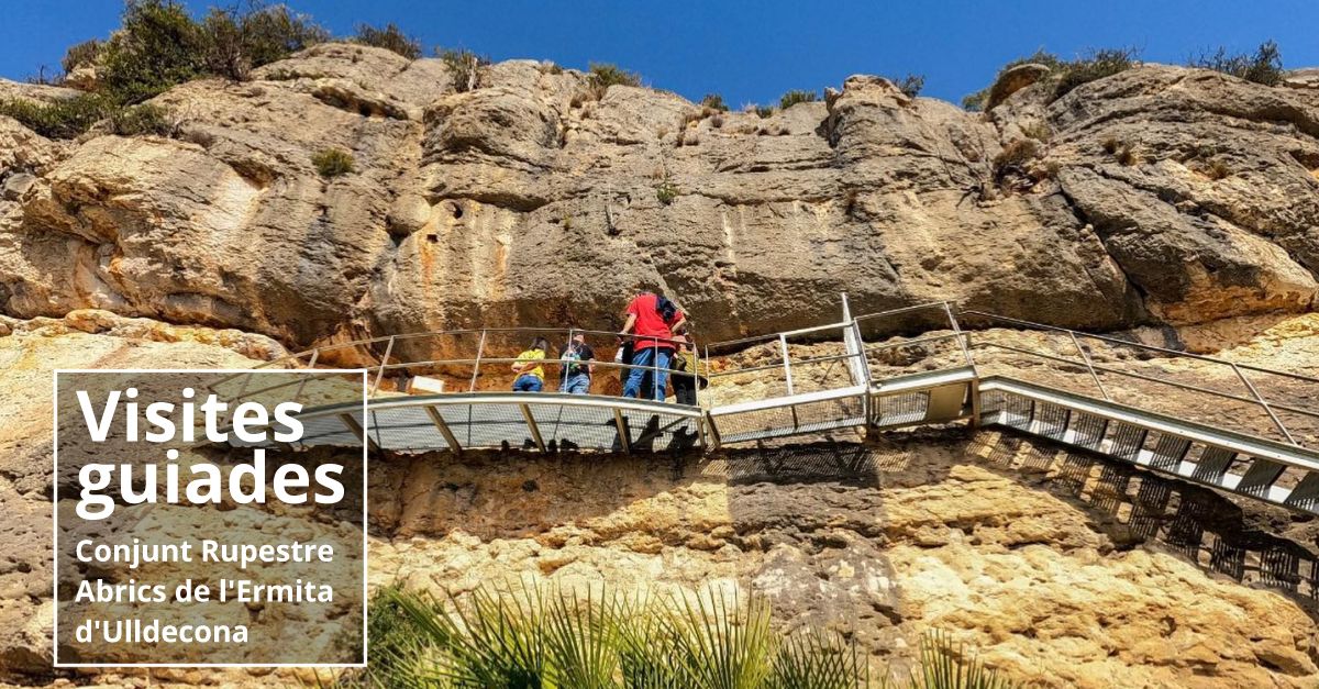 Visites guiades al Conjunt Rupestre als Abrics de lErmita dUlldecona