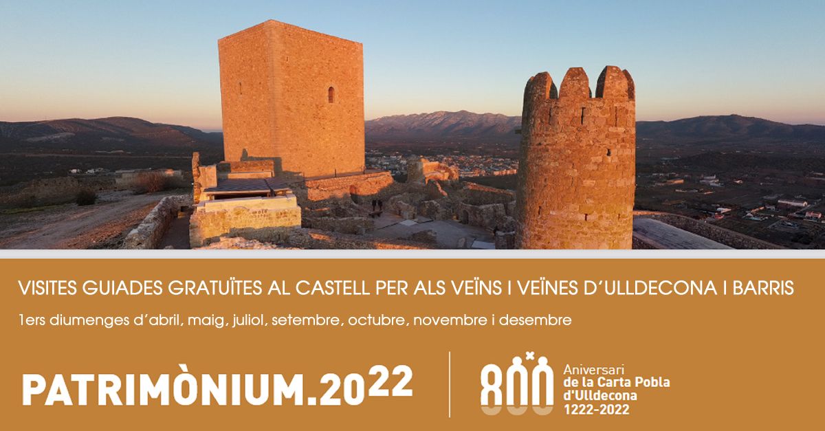 Patrimnium 2022: Visitas guiadas gratuitas al Castillo para los vecinos y vecinas de Ulldecona y barrios