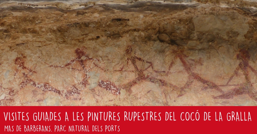 Visitas guiadas a las pinturas rupestres del Coc de la Gralla