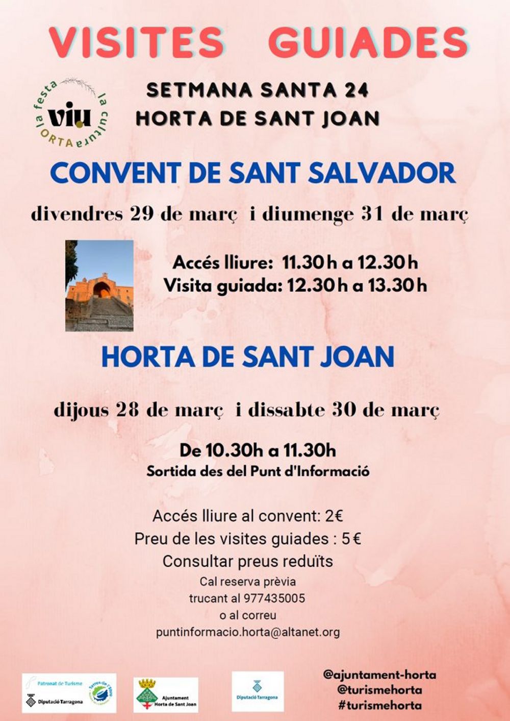 Visites guiades al Convent de Sant Salvador dHorta de Sant Joan