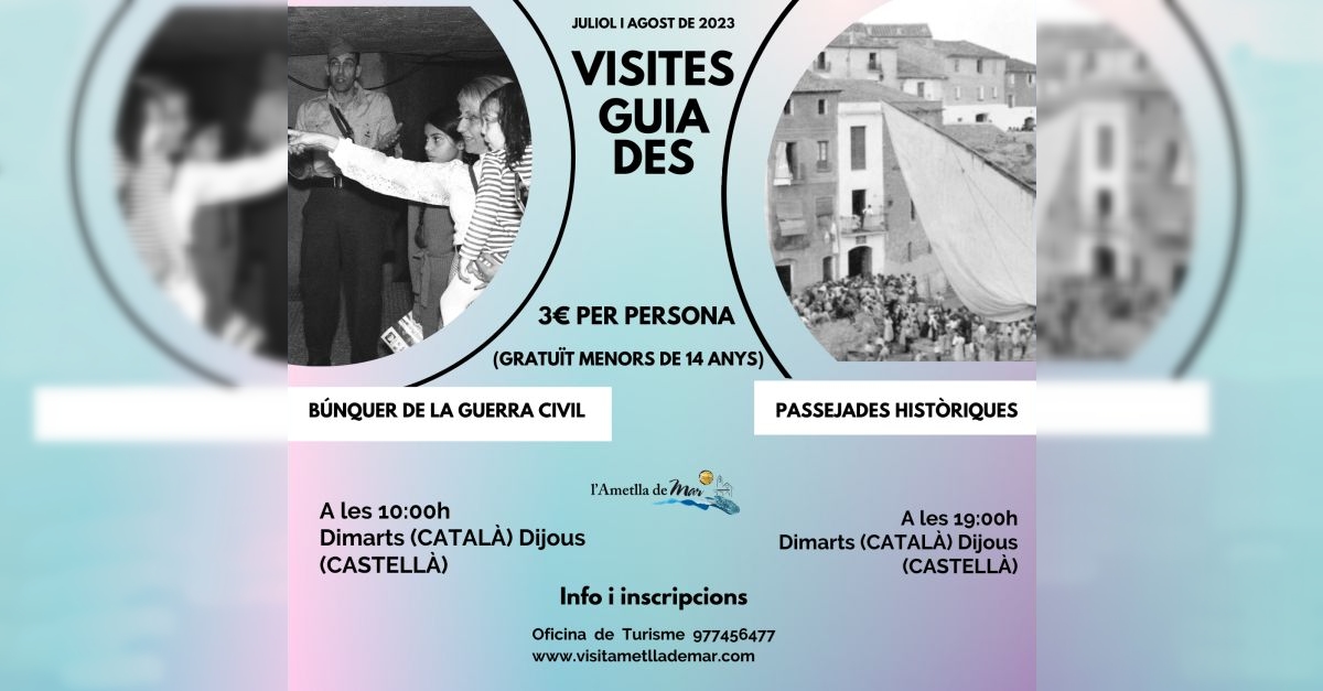 Visita guiada a les fortificacions de lAmetlla de Mar (visita en catal)