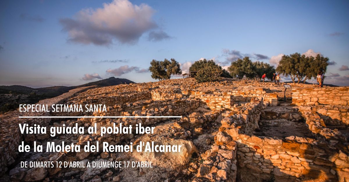 Visita guiada al poblat iber de la Moleta del Remei  - Especial Setmana Santa 2022