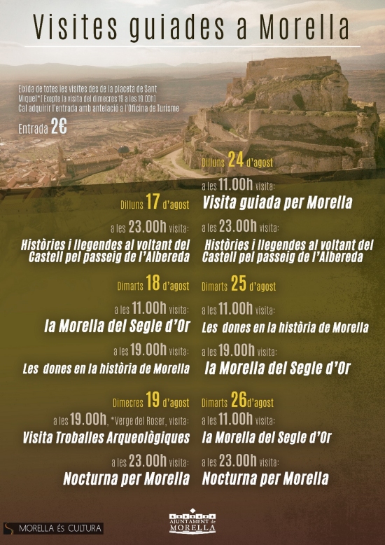 Visites guiades a Morella