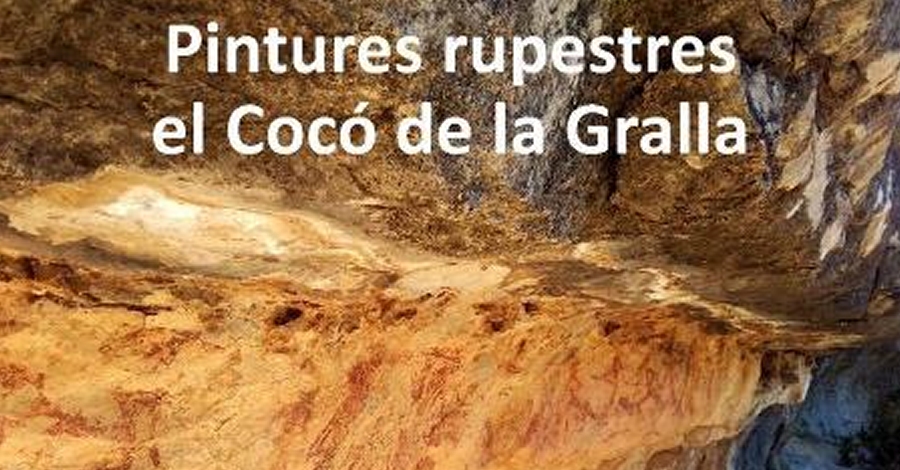 Visitas guiadas a las pinturas rupestres del Coc de la Gralla