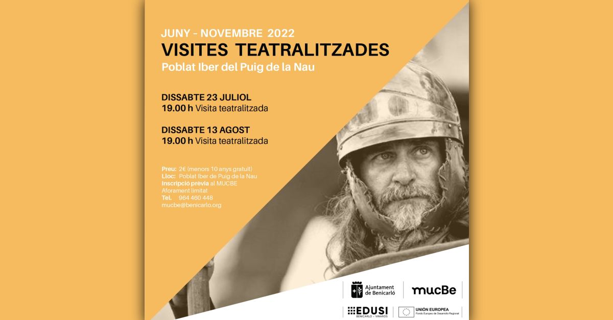 Visitas teatralizadas al Poblado bero del Puig de la Nau de Benicarl