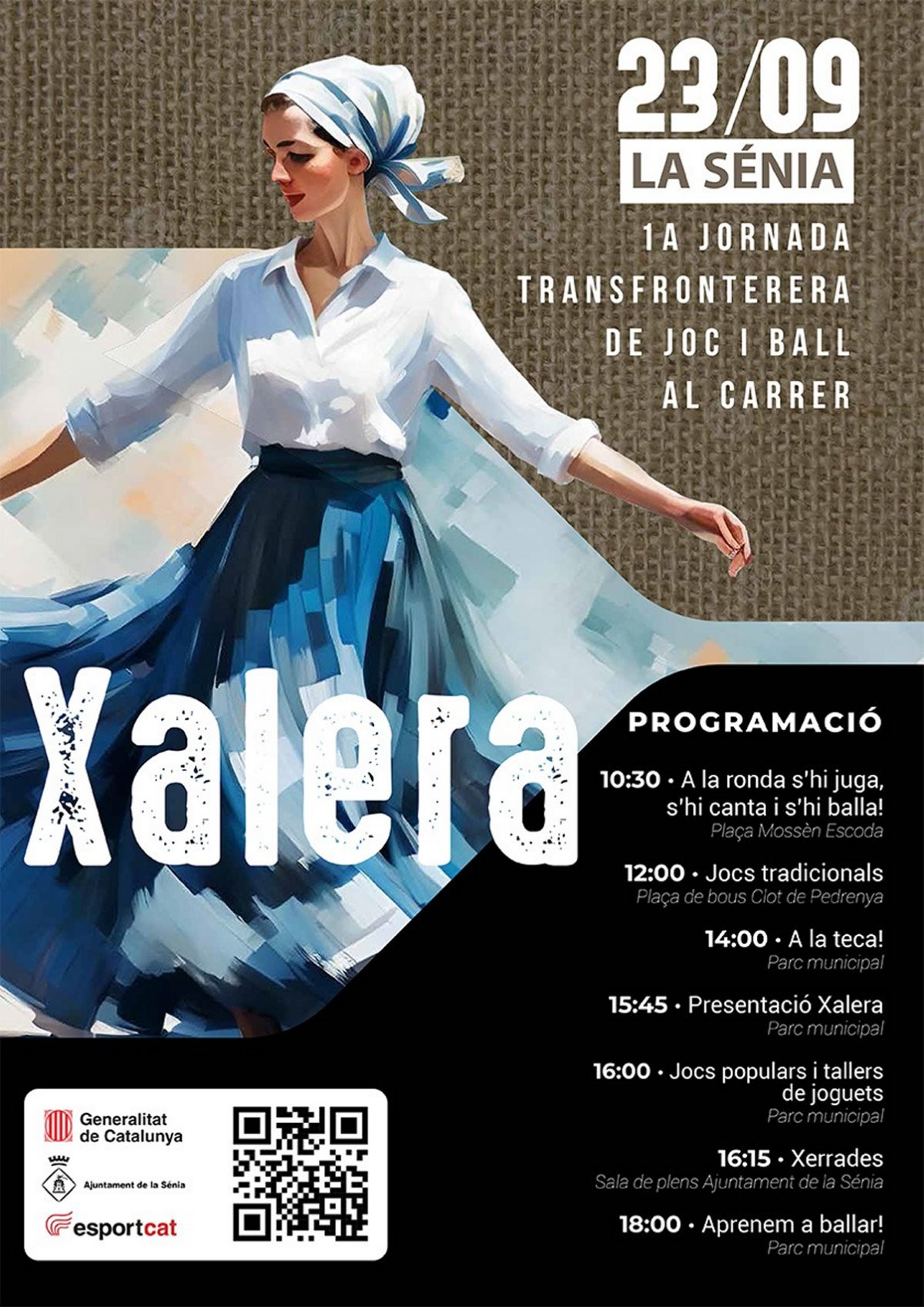 Xalera. 1a Jornada transfronterera de joc i ball al carrer