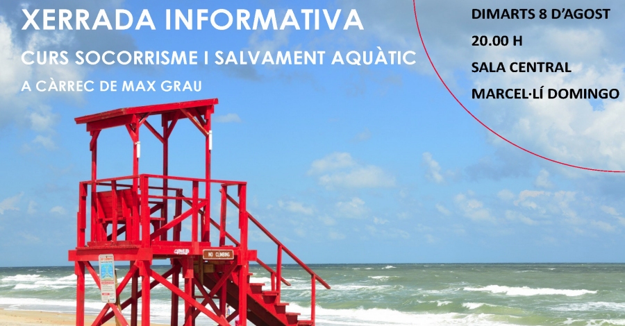 Xerrada informativa: Curs de socorrisme i salvament aqutic