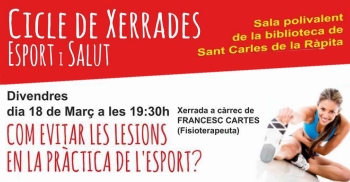 Xerrada: com evitar les lesions en la prctica de lesport ?