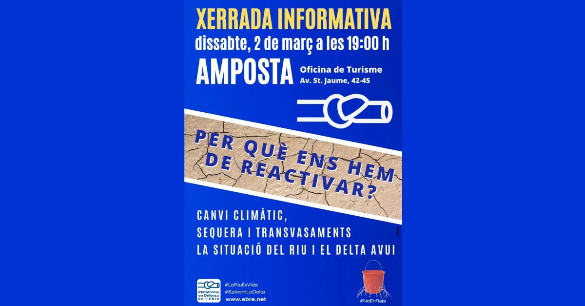 Charla informativa de la PDE: Perqu ens hem de reactivar?