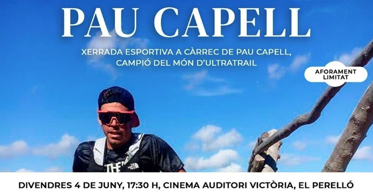 Xerrada esportiva a crrec de Pau Capell, campi del mn dultratrail